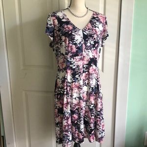 Connected floral dress Sz 14P